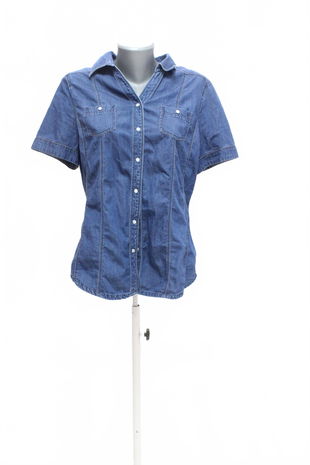 Dámska blúzka Canda, farba denim, veľkosť 42