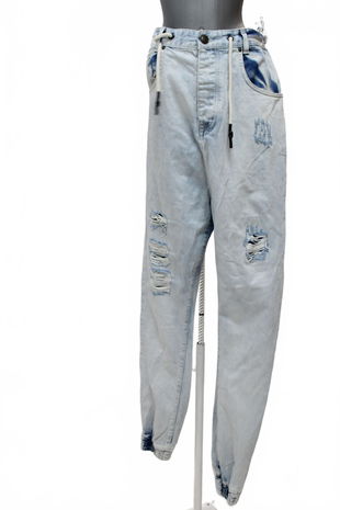 Pánské kalhoty Genesis, barva denim, velikost XL