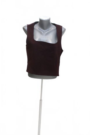 Dámský top Zara, barva bordó, velikost XL
