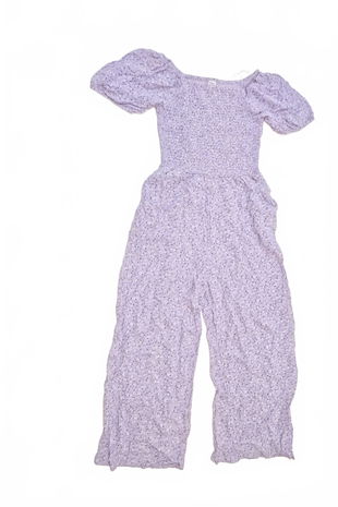 Dievčenský overal Lindex, farba kvetovaná, veľkosť 176