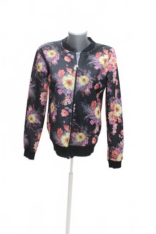 Dámska bunda Genesis, farba kvetovaná, veľkosť M