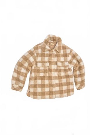 Dievčenská bunda Zara, farba vzorovaná, veľkosť 140