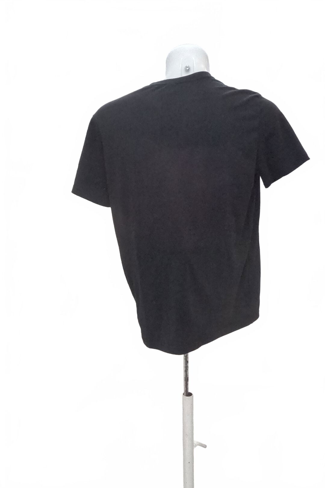 Pánské tričko Romwe s potiskem, barva černá, velikost S