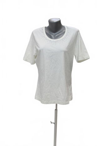 Dámske tričko Gerry Weber s potlačou, farba béžová, veľkosť L