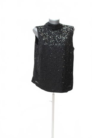 Dámsky top Comma, farba čierna, veľkosť 42