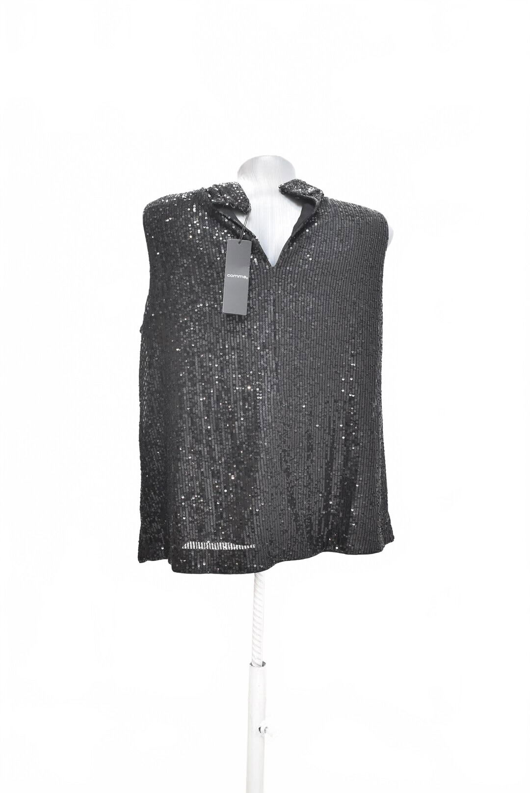 Dámsky top Comma, farba čierna, veľkosť 42