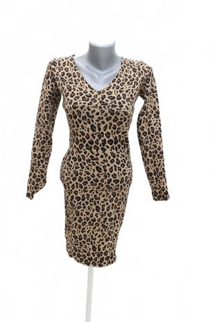 Dámske šaty Genesis, farba zvieracie vzory, veľkosť S