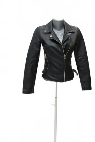 Dámska bunda Sinsay, farba čierna, veľkosť XS