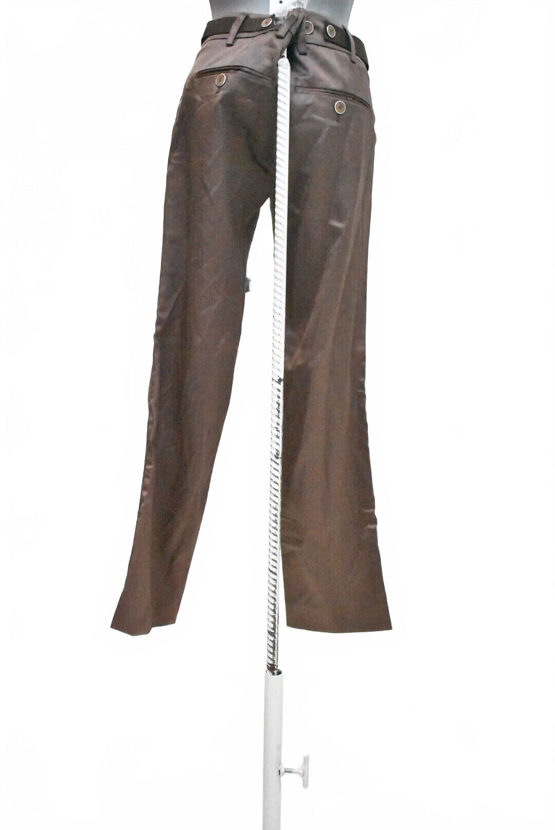 Dámske nohavice Pinko, farba hnedá, veľkosť S