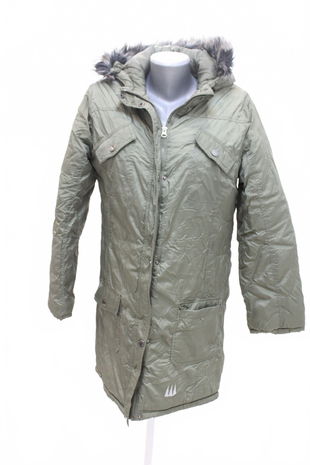 Dievčenská zimná bunda Pepperts, farba khaki, veľkosť 170