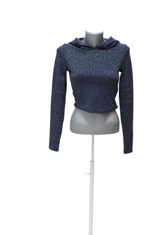 Dámske tričko Tally Weijl bez potlače, farba modrá, veľkosť XS