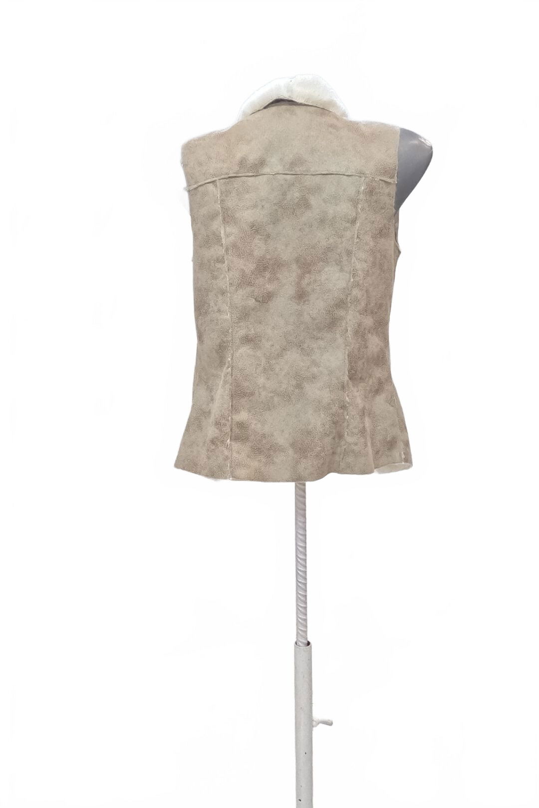 Dámska vesta Laura Scott, farba béžová, veľkosť S