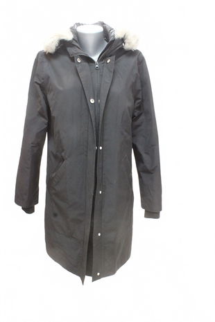 Dámska bunda Zara, farba čierna, veľkosť XS