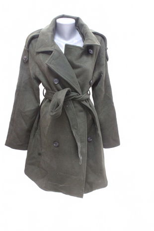 Dámsky kabát Answear, farba zelená, veľkosť M