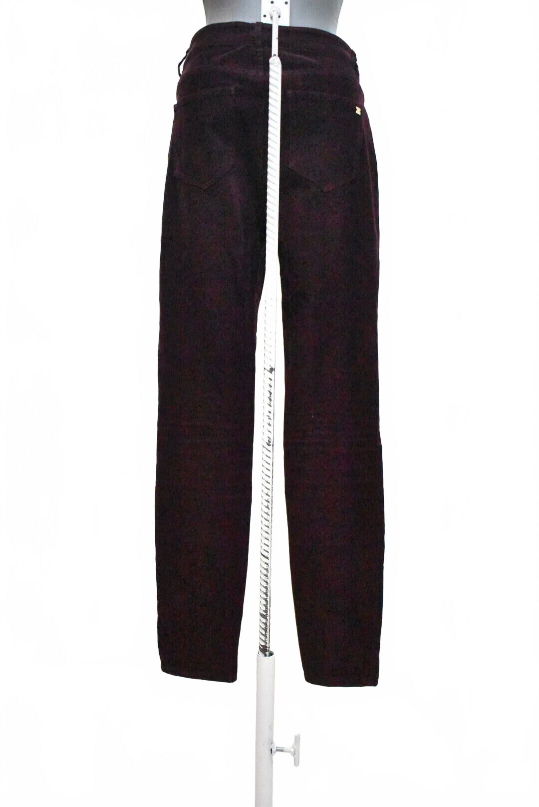 Dámske nohavice Massimo Dutti, farba bordó, veľkosť S