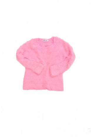 Dievčenský sveter H&M, farba ružová, veľkosť 122