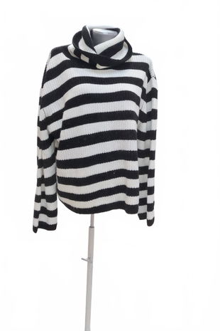 Dámský svetr Sinsay, barva pruhovaná, velikost XL