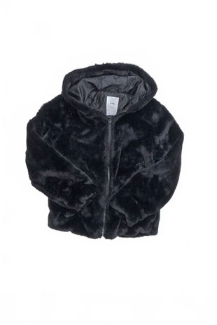 Dievčenská bunda Sinsay, farba čierna, veľkosť 140