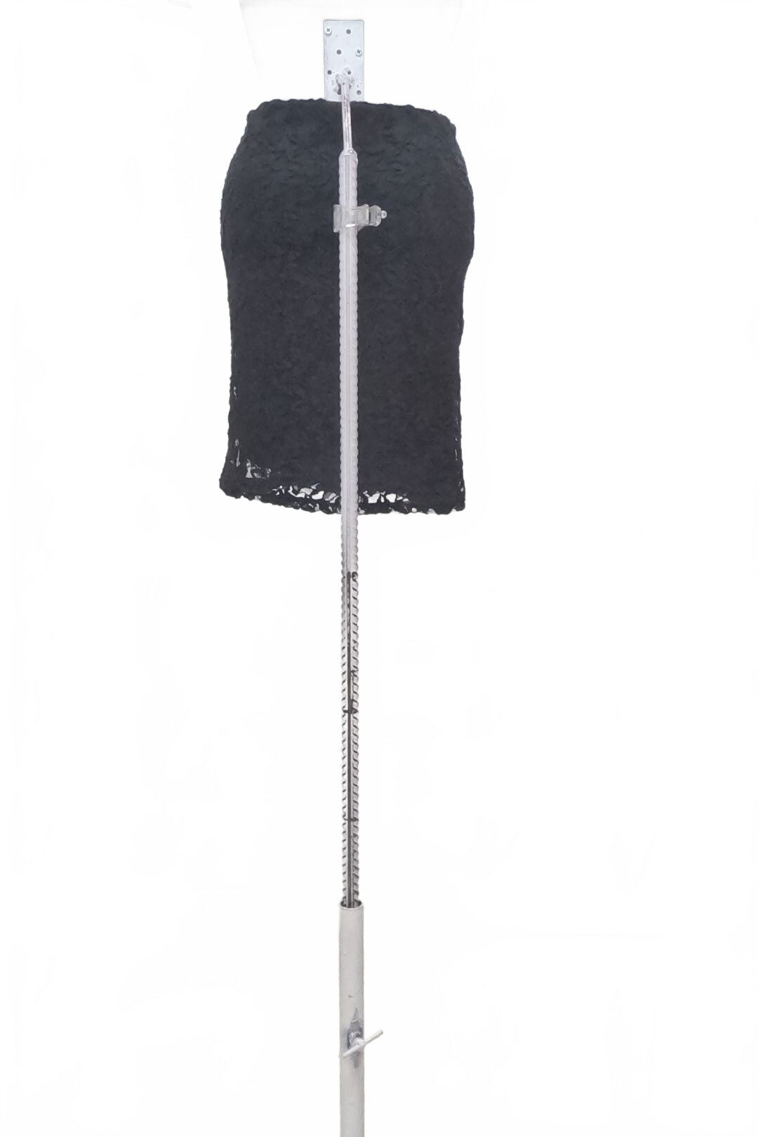 Dámska sukňa Amisu, farba čierna, veľkosť 34