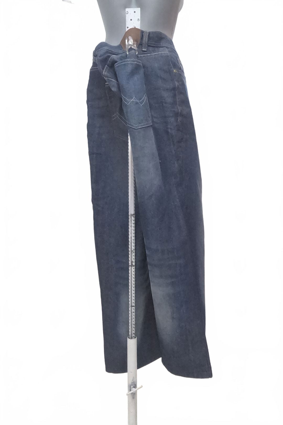 Pánské kalhoty John Baner, barva denim, velikost 56