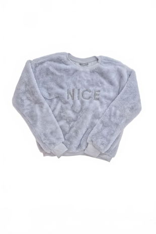 Dievčenská mikina Girls Destination s potlačou, farba sivá, veľkosť 146