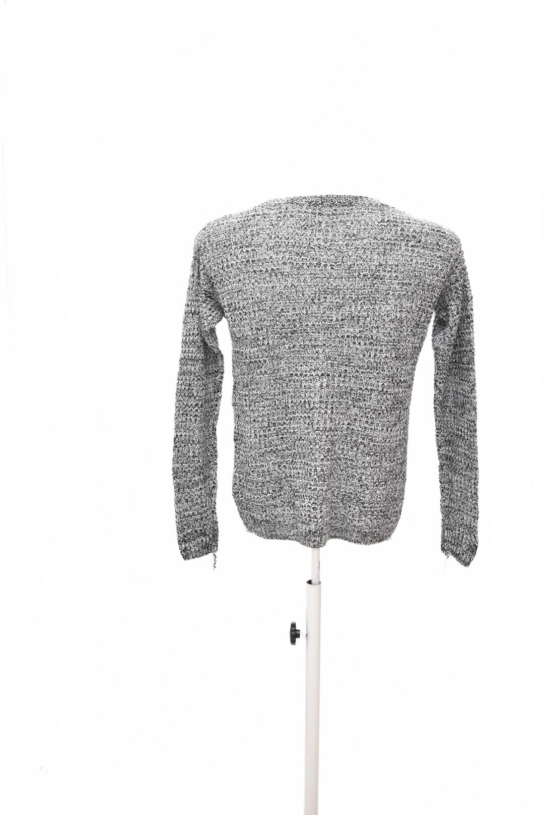 Pánský svetr Jean Pascale, barva šedá, velikost M