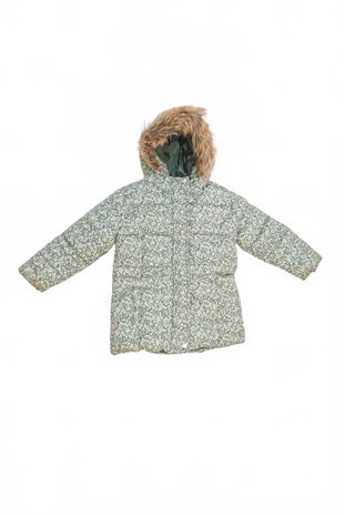 Dievčenský zimný kabát Kiki & Koko, farba vzorovaná, veľkosť 104