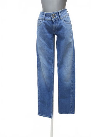 Dámske nohavice Pepe Jeans, farba denim, veľkosť M