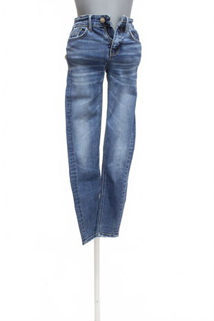 Dámske nohavice Stradivarius, farba denim, veľkosť 32
