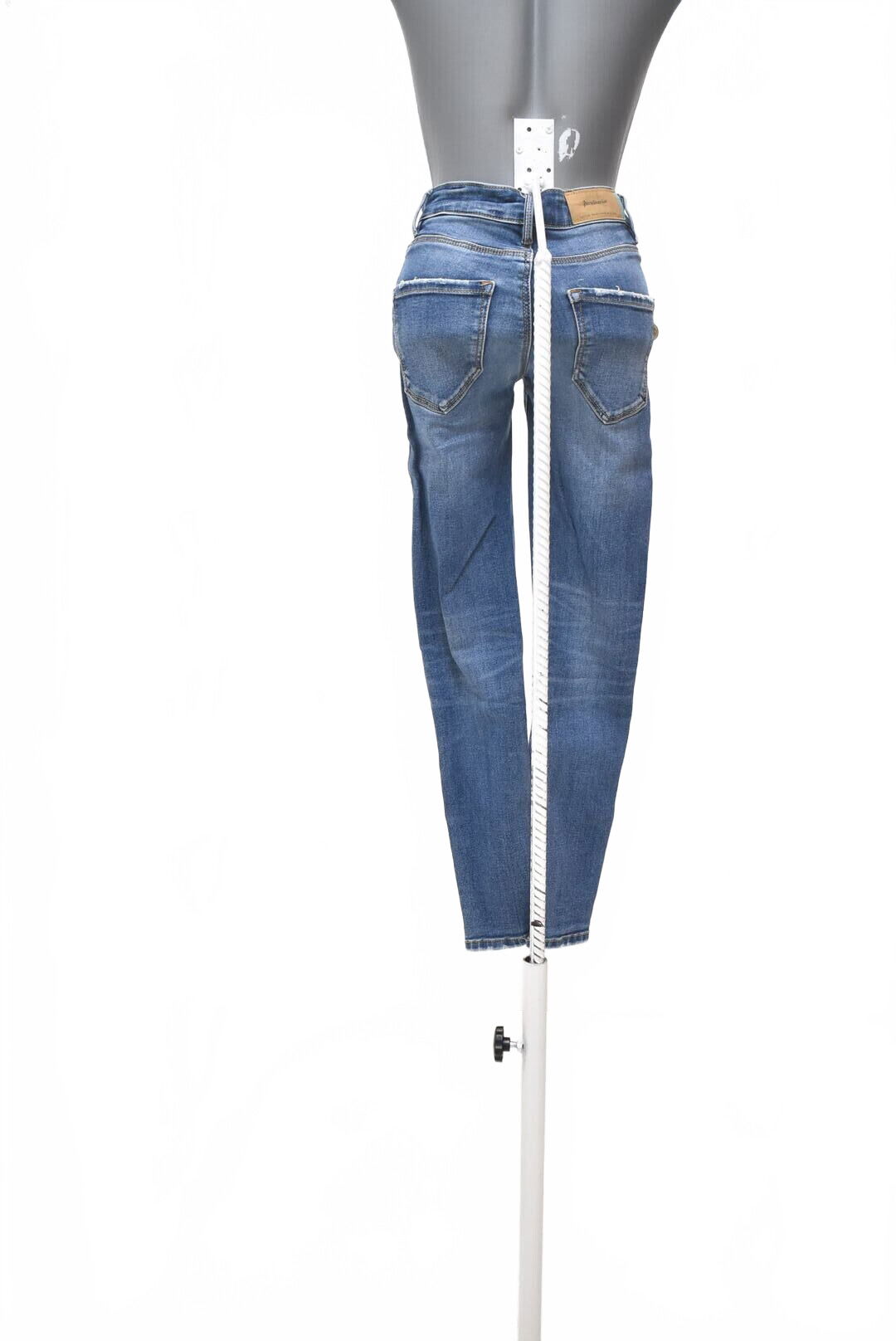 Dámske nohavice Stradivarius, farba denim, veľkosť 32