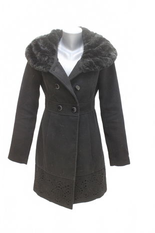 Dámsky zimný kabát Mohito, farba čierna, veľkosť 34