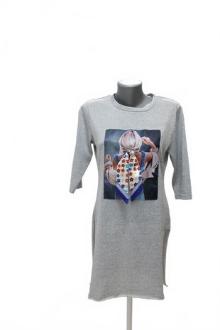 Dámske šaty Fisherfield, farba sivá, veľkosť 40