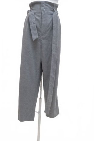 Dámské kalhoty H&M, barva šedá, velikost 46