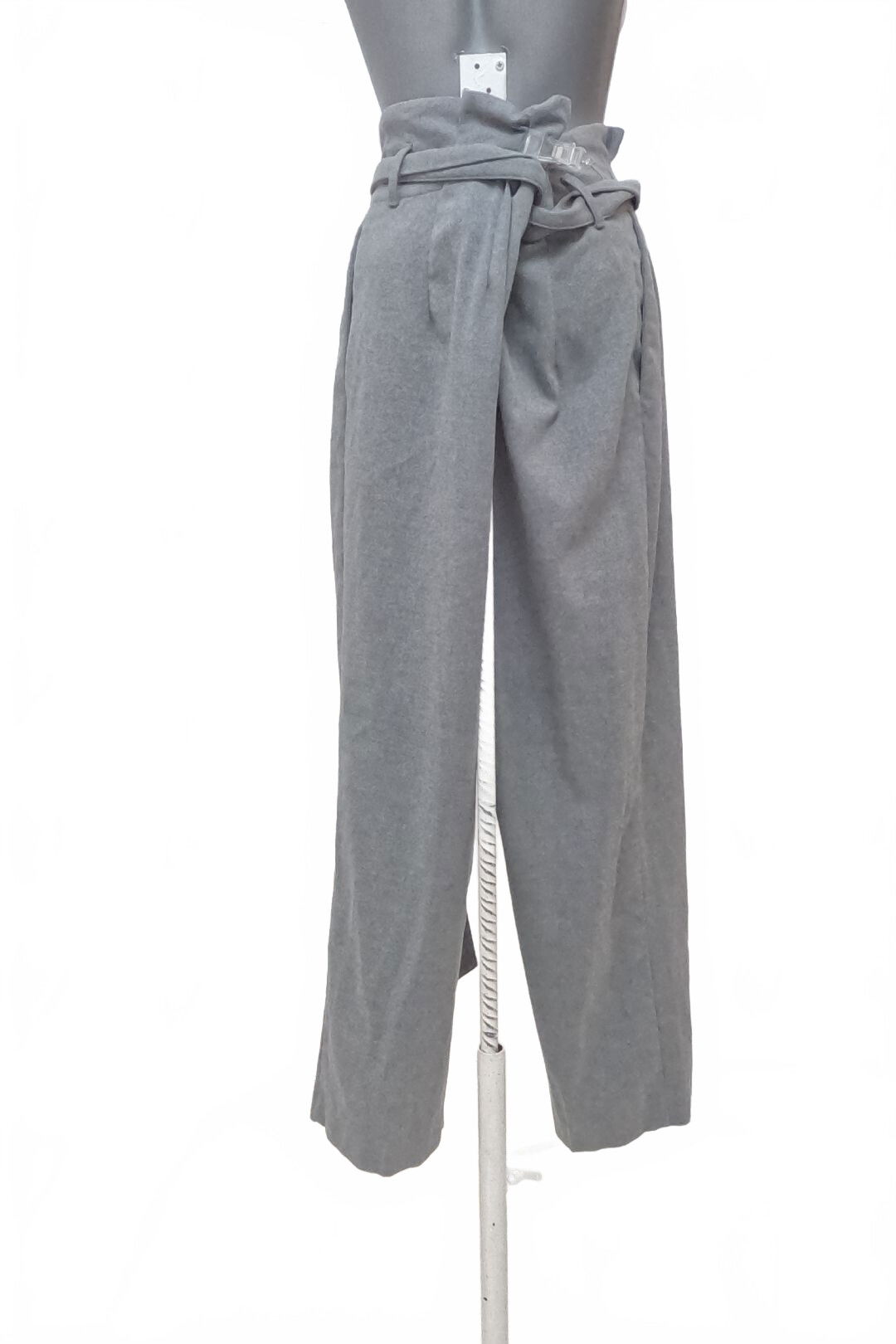 Dámské kalhoty H&M, barva šedá, velikost 46