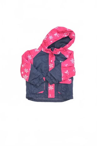 Dievčenská zimná bunda Lupilu, farba vzorovaná, veľkosť 98