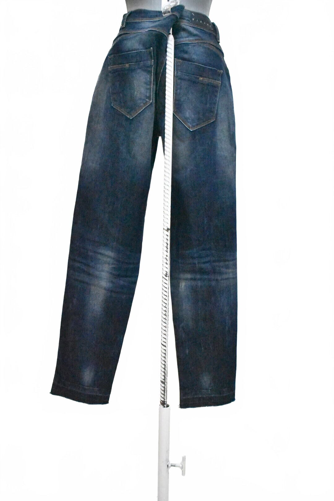 Dámske nohavice Sisley, farba denim, veľkosť M