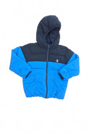 Dievčenská zimná bunda Next, farba modrá, veľkosť 4-5 r