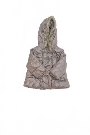 Dievčenská zimná bunda Genesis, farba hnedá, veľkosť 9-12 m