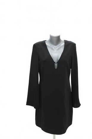 Dámske šaty Mango, farba čierna, veľkosť M