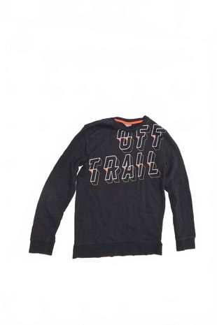 Chlapčenská mikina Genesis s potlačou, farba čierna, veľkosť 170