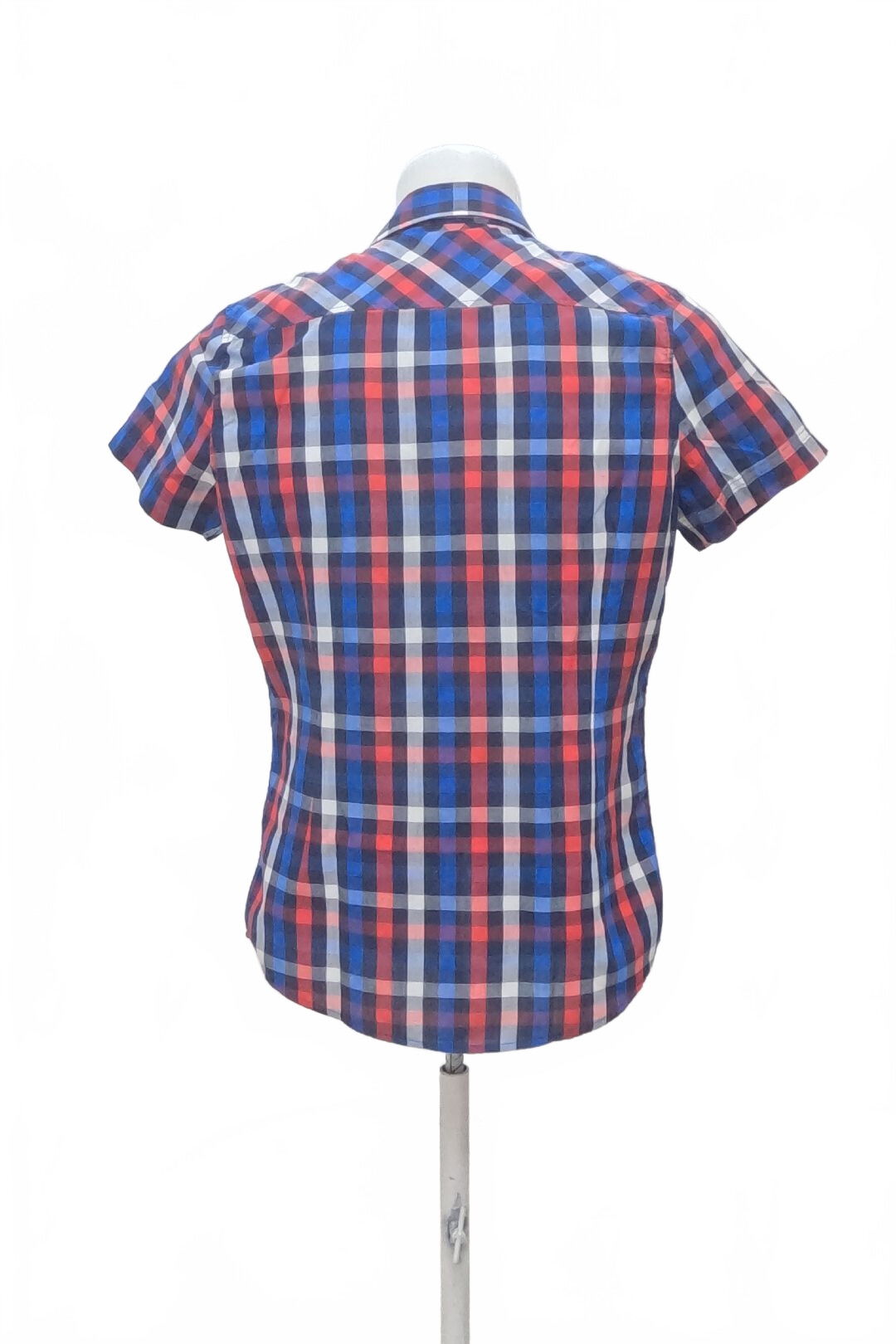 Pánská košile s krátkým rukávem Smog, barva vzorovaná, velikost S