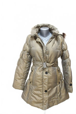 Dámská zimní bunda Genesis, barva zlatá, velikost 2XL