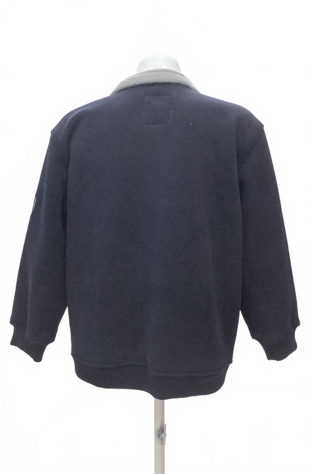 Pánská mikina Atlas For Men bez potisku, barva modrá, velikost 2XL