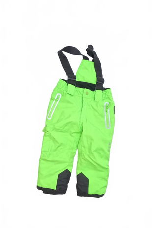 Chlapecké zimní kalhoty C&A, barva zelená, velikost 98