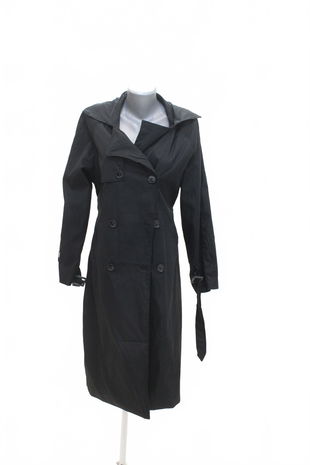 Dámsky kabát Fisherfield, farba čierna, veľkosť 38