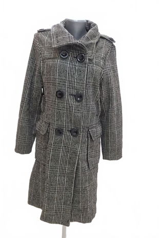 Dámsky kabát Amisu, farba vzorovaná, veľkosť 42