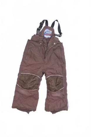 Chlapecké zimní kalhoty Genesis, barva hnědá, velikost 98