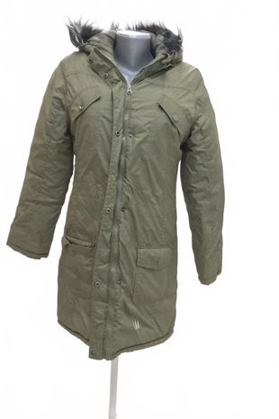 Dievčenská zimná bunda Pepperts, farba zelená, veľkosť 170