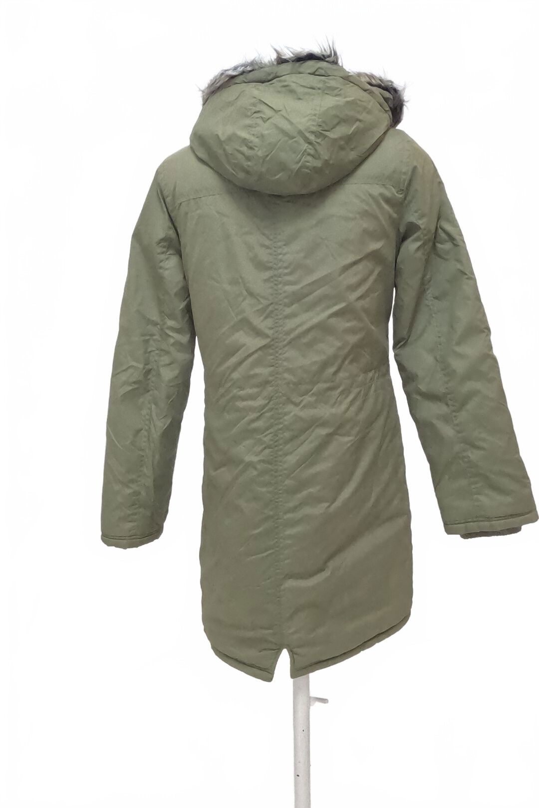 Dievčenská zimná bunda Pepperts, farba zelená, veľkosť 170