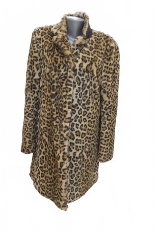 Dámska zimná bunda F&F, farba zvieracie vzory, veľkosť 42